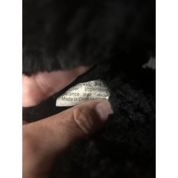 Dansko Stormy Black Leather Shearling Fleece Fur Lined Bootie EU 37 Convertible - Picture 2 of 7